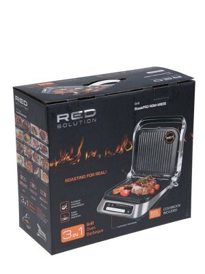 Гриль электрический RED SOLUTION SteakPRO RGM-M805, 2100 Вт, антипригарное покрытие, 36х33 см