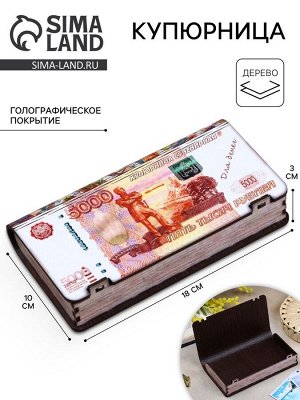 Купюрница «5000 рублей», 18x10x3 см