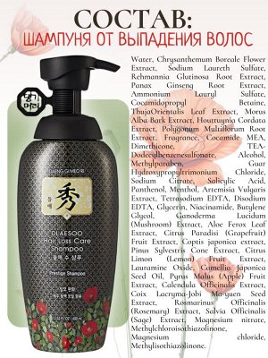 Daeng Gi Meo Ri Шампунь против выпадения волос 400 мл Dlae Soo Anti-Hair Loss Shampoo