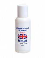BioGel на фруктовых кислотах &quot;Моментальный педикюр&quot; для педикюра с алое вера