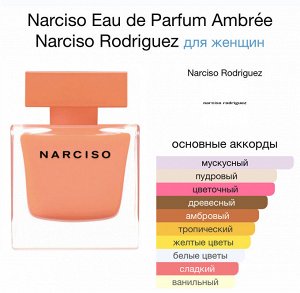 Женские духи Narciso Ambree Narciso Rodriguez 90 мл. Оригинал