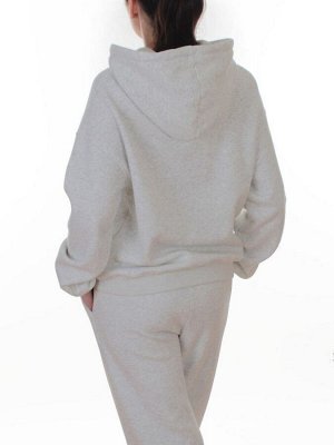 006 LT. GRAY Костюм спортивный зимний женский (95% хлопок, 5% полиэстер)