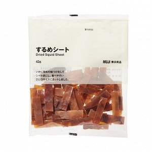 MUJI Dried Squid Sheet – сладковатые листы кальмара