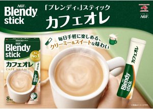 AGF Blendy Stick Cafe au Lait – растворимый кофе со сливочным вкусом