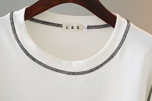 Футболка женская с принтом PLUS SIZE