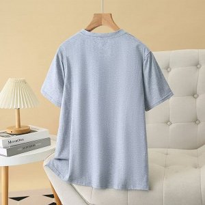 Футболка женская с принтом PLUS SIZE