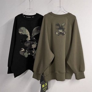 Свитшот женский с принтом PLUS SIZE