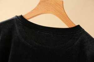 Платье женское с длинным рукавом PLUS SIZE