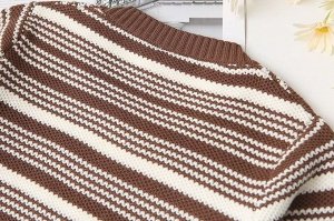 Свитер женский с принтом PLUS SIZE