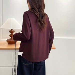 Женский свитшот с принтом PLUS SIZE