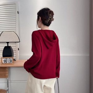 Кофта женская с капюшоном PLUS SIZE