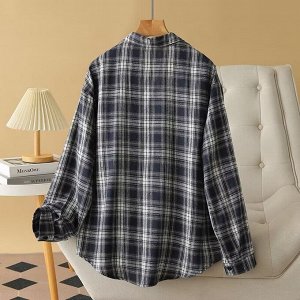 Рубашка женская с принтом PLUS SIZE