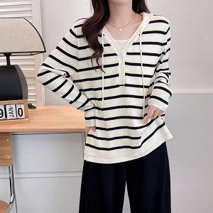Кофта женская с капюшоном PLUS SIZE