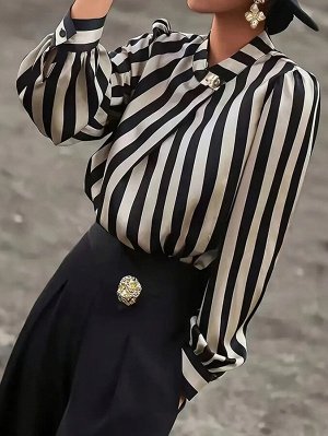 Женская блуза с принтом PLUS SIZE