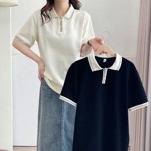 Футболка поло женская PLUS SIZE