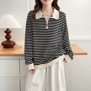 Женский свитшот с принтом PLUS SIZE