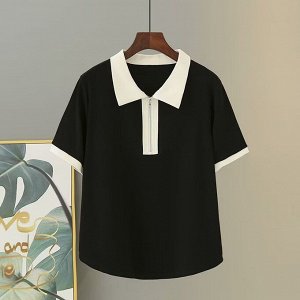 Футболка поло женская PLUS SIZE