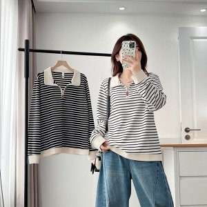 Женский свитшот с принтом PLUS SIZE