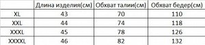 Юбка шорты мини женская PLUS SIZE
