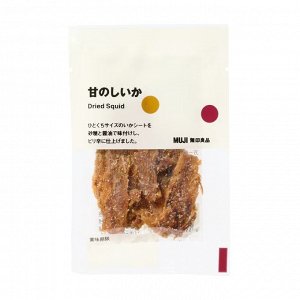 MUJI Dried Squid – сушёный кальмар с соевым соусом и сладко-острой ноткой