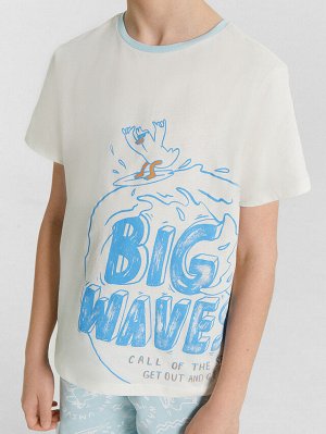 Комплект домашний для мальчиков "Big waves"