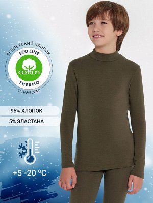 Джемпер для мальчиков в оливковом цвете