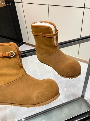 Сапоги женские замшевые зимние