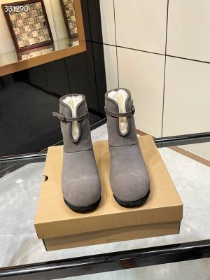 Сапоги женские замшевые зимние