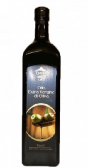 Масло оливковое Olio Extra Virgine di Oliva в стеклянной бутылке нерафинированное Италия
