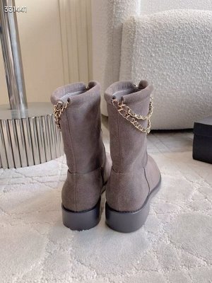 Сапоги женские замшевые демисезонные