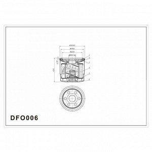 Фильтр масляный Double Force, арт. DFO006
