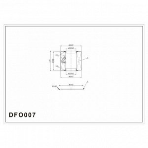 Фильтр масляный Double Force, арт. DFO007