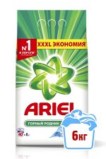 Стиральный порошок ARIEL Горный родник (6 кг)