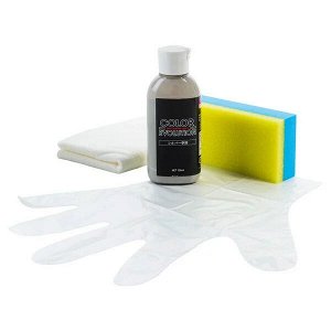 Полироль кузова Soft 99 Color Evolution, для восстановления лакокрасочного покрытия серебристых автомобилей, флакон 100мл, (+губка, салфетка и перчатка), арт. 00502