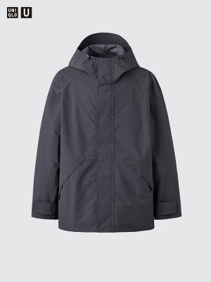 UNIQLO U - парка премиум-класса с продуманной защитой от непогоды - 09 BLACK
