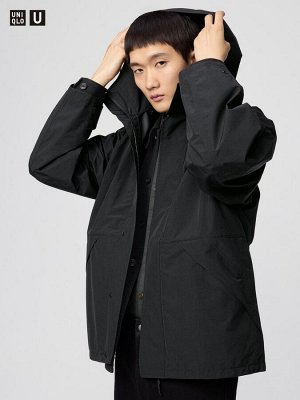 UNIQLO U - парка премиум-класса с продуманной защитой от непогоды - 09 BLACK