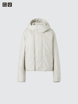 UNIQLO U - минималистичная куртка с водоотталкивающим покрытием - 36 BROWN