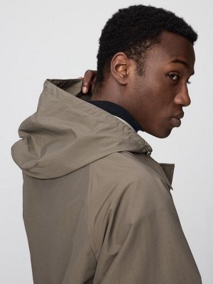 UNIQLO U - плащ оверсайз с потайной застёжкой - 34 BROWN