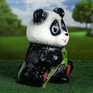 Сувенир садовый "Панда" глянец, 34 см