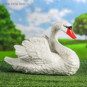 Садовая фигура "Большой белый лебедь"