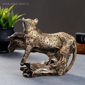 Фигура "Леопард" бронза 20х8х16см