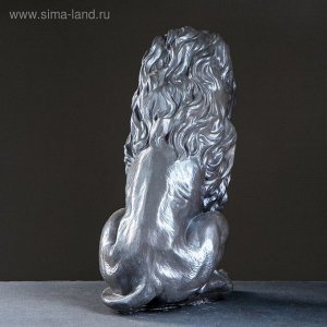 Фигура "Лев" серебро 50х25х40см