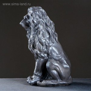 Фигура "Лев" серебро 50х25х40см