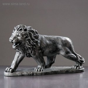 Фигура "Лев идущий большой левый" серебро, 73?20?42 см