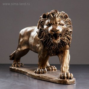 Фигура "Лев идущий большой правый" бронза,73?23?43 см