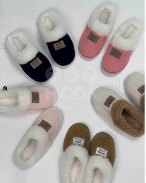 Тапочки женские модель "Глубокие шлёпки"