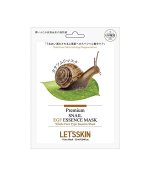 LET&#039;S SKIN SNAIL &amp; EGF ESSENCE MASK 25ml*10ea Тканевая маска для лица с муцином улитки и EGF 25мл*10шт