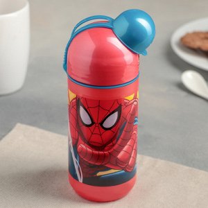 Бутылка пластиковая 400 мл "Человек-паук Красная паутина"
