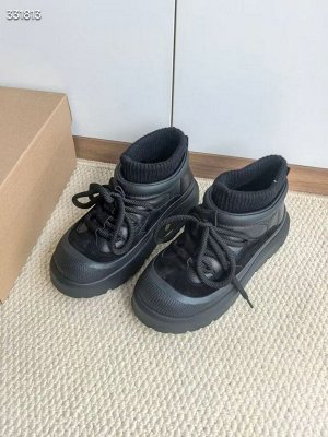 Ботинки женские замшевые зимние