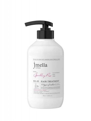 Jmella In France Sparkling Rose Hair Treatment Парфюмированная маска-бальзам для волос «Сверкающая роза», 500мл
